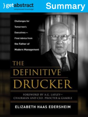 cover image of The Definitive Drucker (Summary)